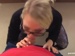 Amateur blonde gets dirty on the phone with her German cuckold husband