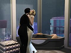 Scarlett Johansson en Colin Johansson in een hete 3D-hentai-scène