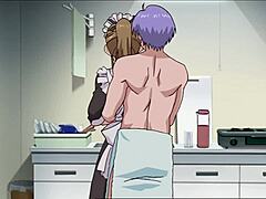 Animated maid indulges in passionate lovemaking