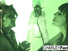 Charley Chase e Alia Janine se envolvem em um encontro íntimo