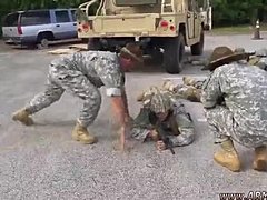 Gay twink military drills and punishment in outdoor setting