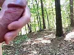 Cumshot in the Woods: A Nude Gay Experience