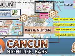 Cancunin yökerhojen ja baarien kokoelma seksuaalisista nautintoista
