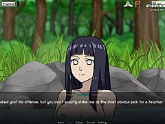 הנטאי היפני: Hinata Hyuga, המאמנת השחורה מ-Naruto, מציגה את כישוריה בפני איש זקן