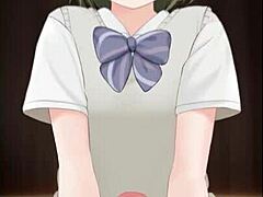 Nyt litt 3D fitte-knulling og creampie med japansk anime-jente Nikkika