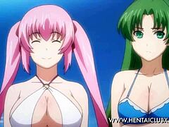 Anime Ecchi Girls in Tight Bikinis: Part 2 - An Adventure in Hentai and Service
