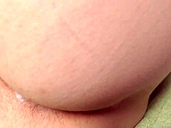 Amateur teen masturbates with anal beads and fingers