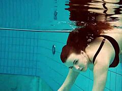 European babe Vesta shows off her body in a steamy solo video
