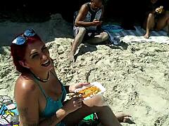 Melissa Devassa and her cousin's steamy beach encounter