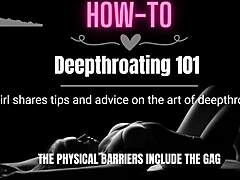 Master deepthroating techniques with erotic audio for men