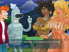 Jocul hentai animat în stil american prezintă fetițe amazoniene cu sânii mari