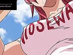 Schau dir ein unzensiertes Anime-Video an, in dem eine kurvige Babe mit englischen Untertiteln zu sehen ist