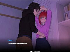 Cenas de jogos hentai: ilustrações eróticas de brincadeiras anais e gozadas internas