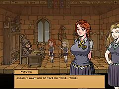 Miss Grangers veghează împotriva corupției în jocul pentru adulți Witch Trainer