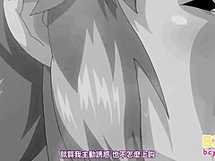 Ragazze asiatiche dei cartoni animati si impegnano in atti sessuali pubblici in un video hentai animato 19
