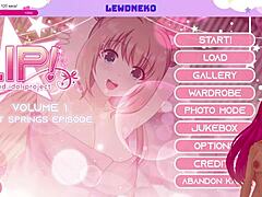 Lewdneko streams and indulges in hot springs adventure in visual novel