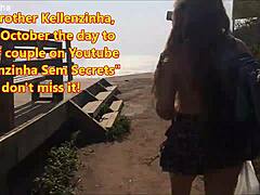 Kellenzinha's everyday video with her partner on YouTube