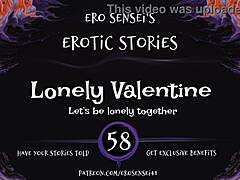 POV audio of lonely Valentine's Day fetish for women