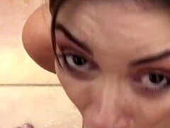 Amateur Italian guy gets a deepthroat and swallows cum in homemade video