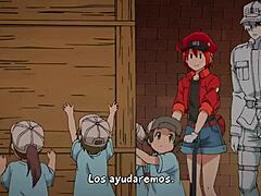 Hataraku Saibou Hentai Anime İspanyolca