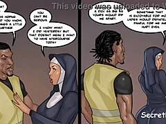 A comic and erotic series of a black nun's first encounter with a large black penis