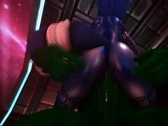 Porno plin de vapori în 3D: Legend of Krystal parodies second act